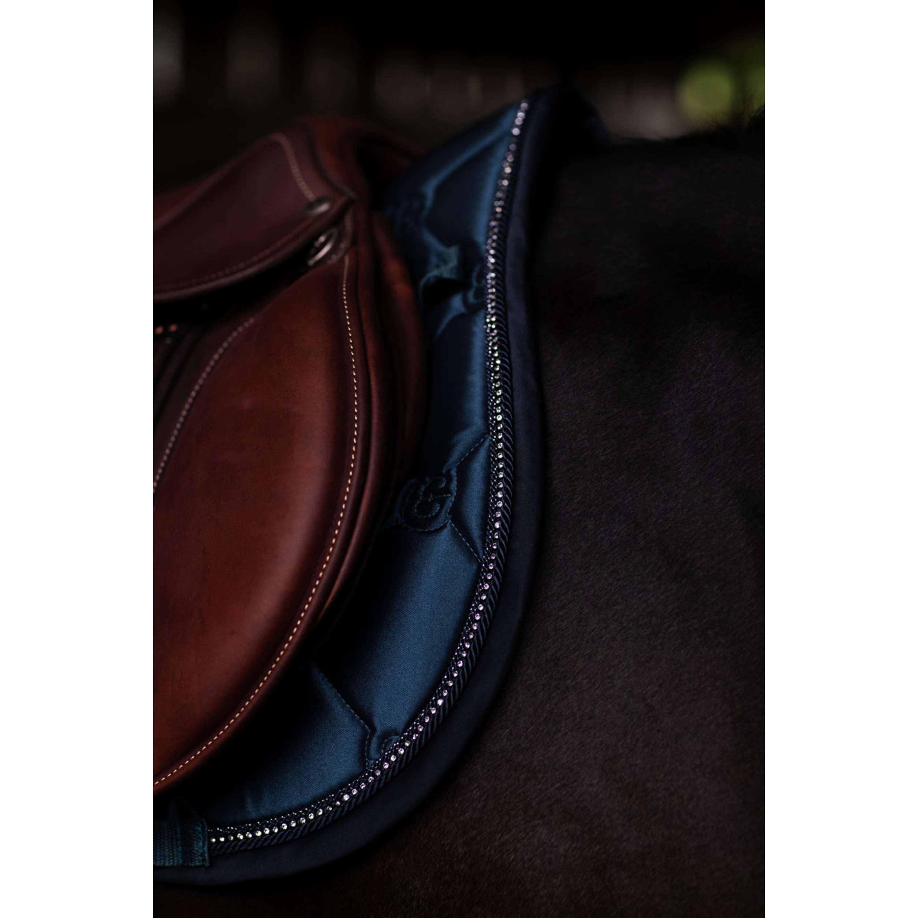 Equestrian Stockholm Mantilla Crystal Shine Saltando Blue Meadow