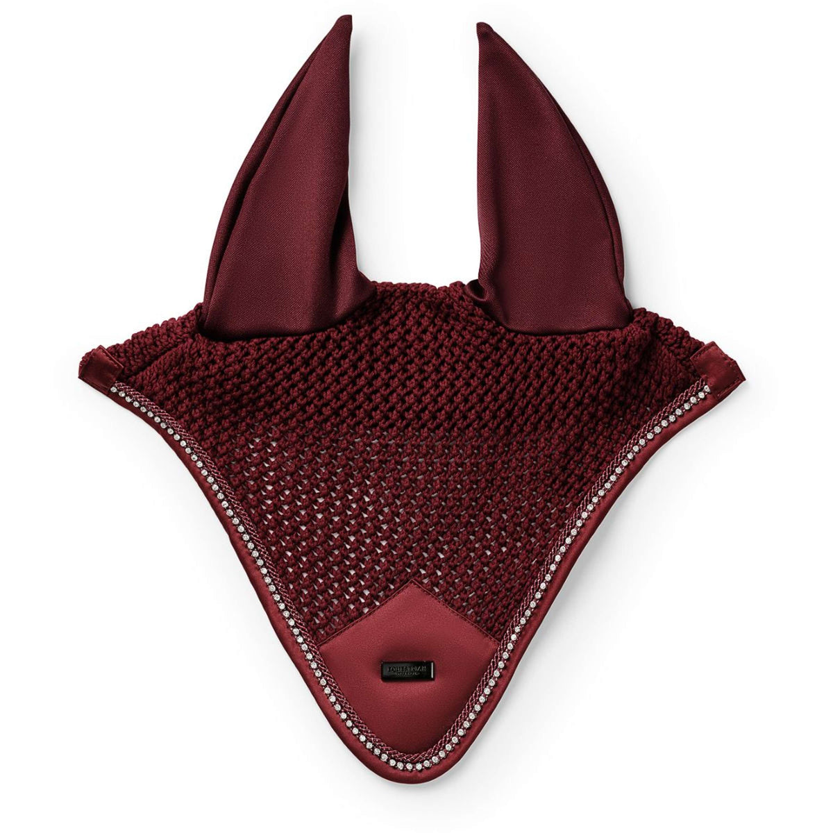 Equestrian Stockholm Bonete para Orejas Modern Crystal Bordeaux