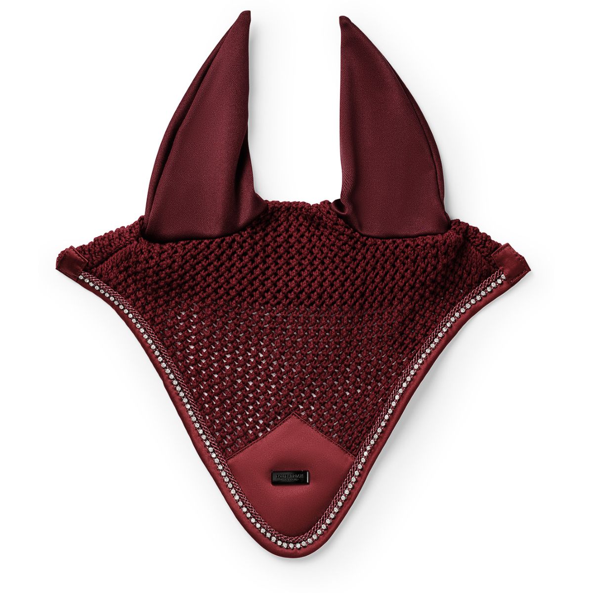 Equestrian Stockholm Bonete para Orejas Modern Crystal Bordeaux