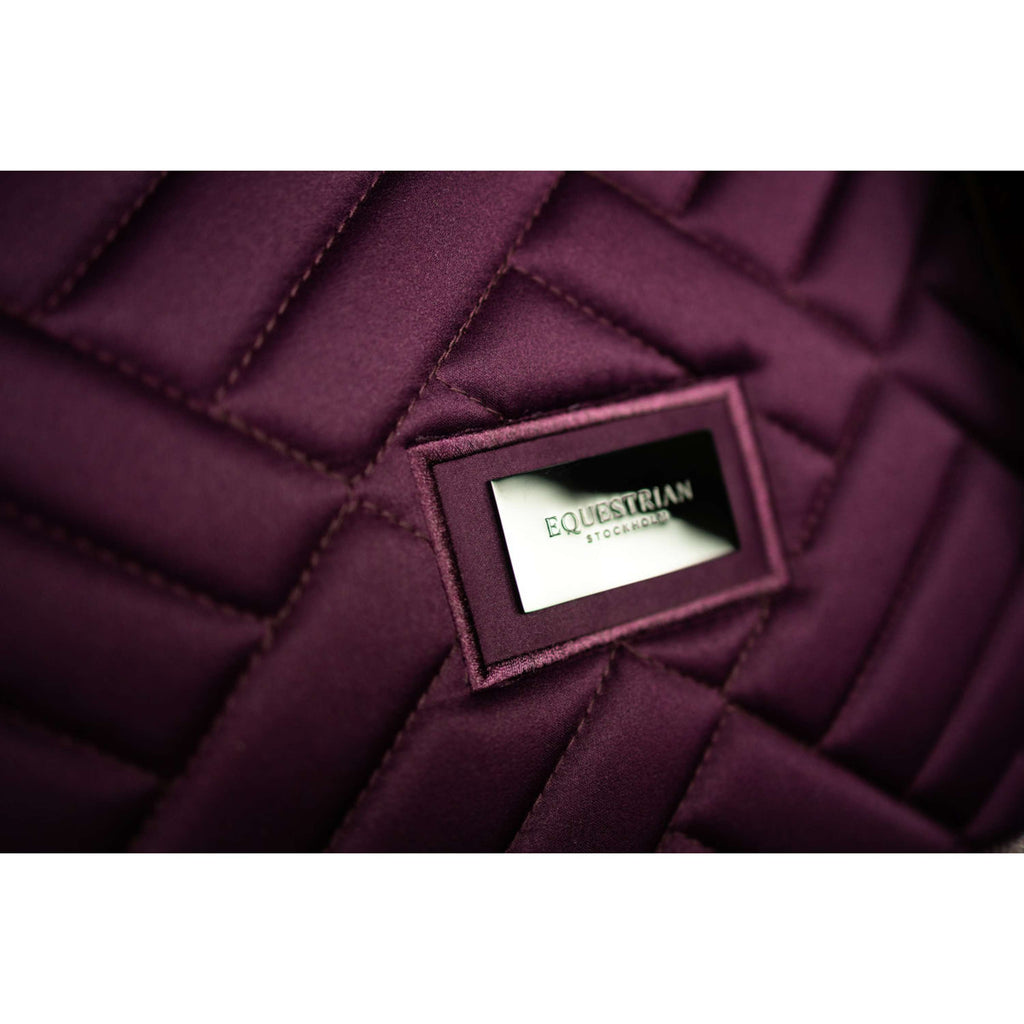 Equestrian Stockholm Mantilla Crystal Shine Doma Clásica Mauve Wine