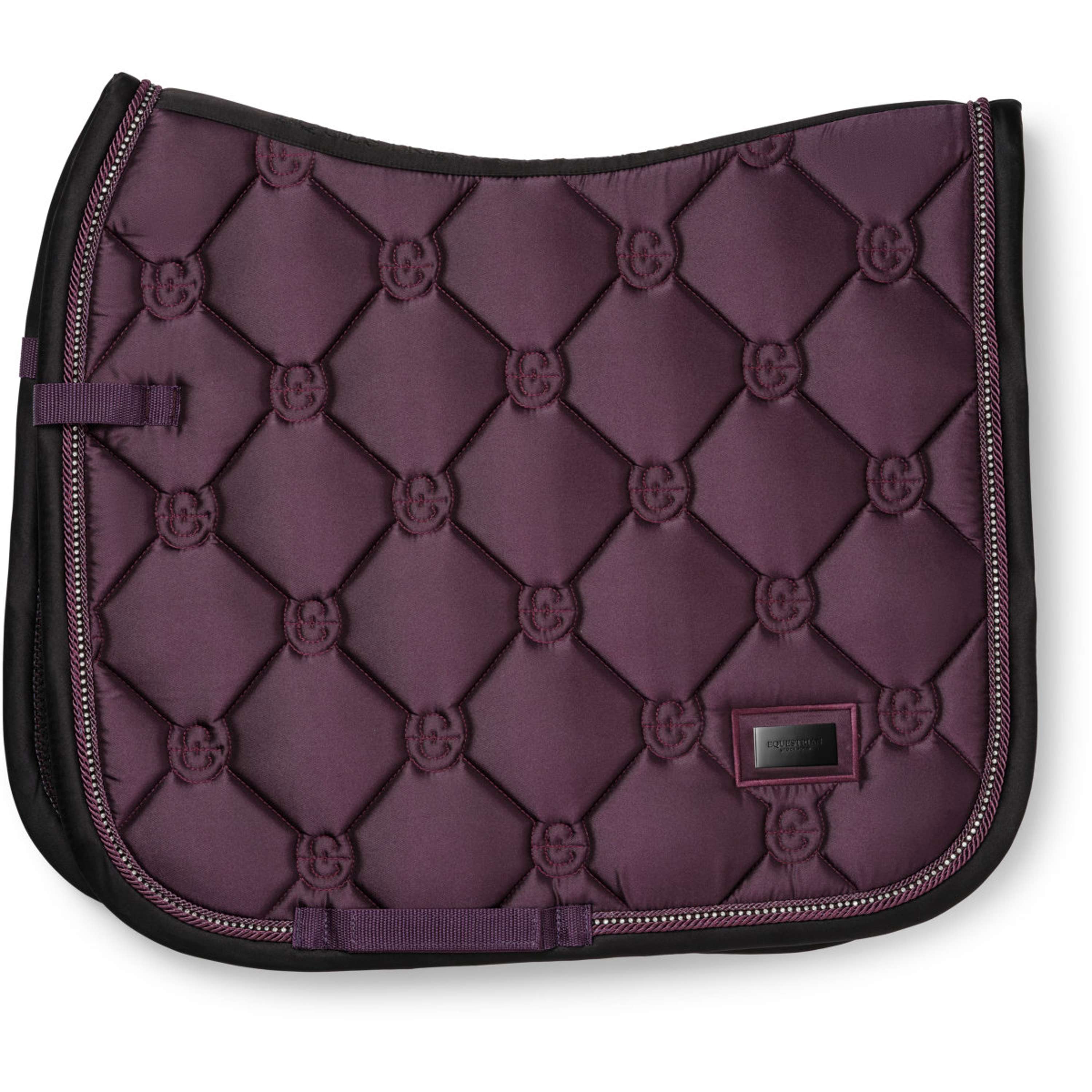 Equestrian Stockholm Mantilla Crystal Shine Doma Clásica Mauve Wine