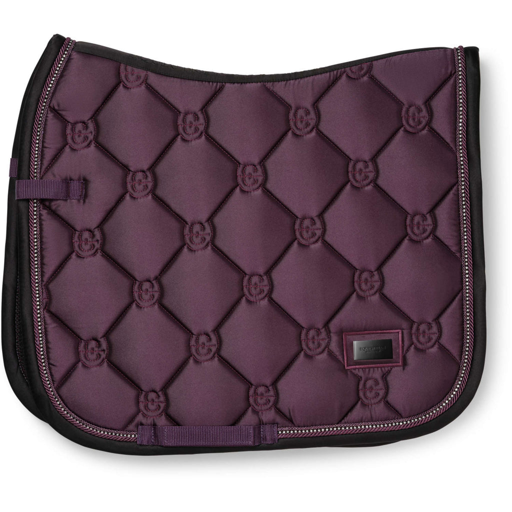 Equestrian Stockholm Mantilla Crystal Shine Doma Clásica Mauve Wine