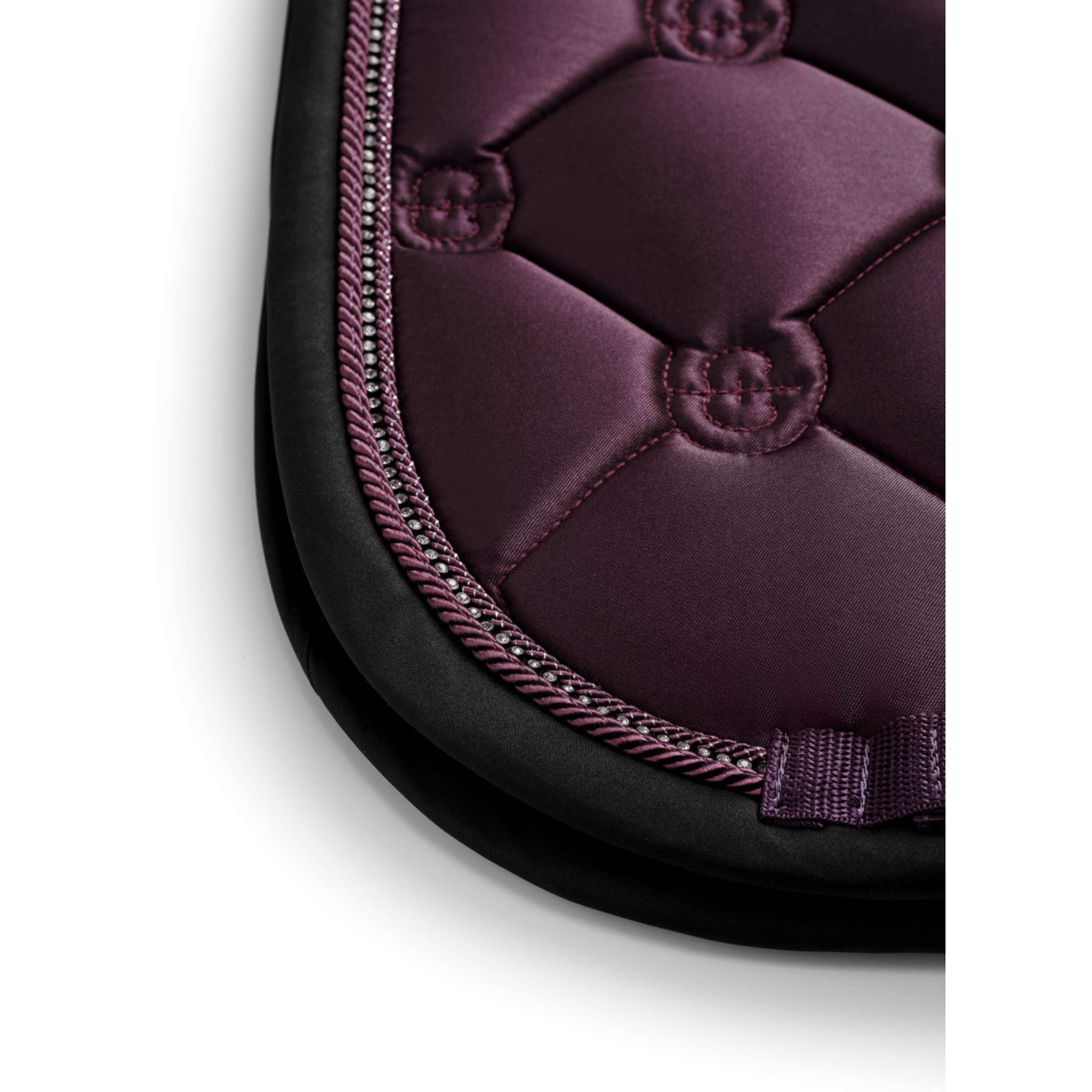 Equestrian Stockholm Mantilla Crystal Shine Doma Clásica Mauve Wine