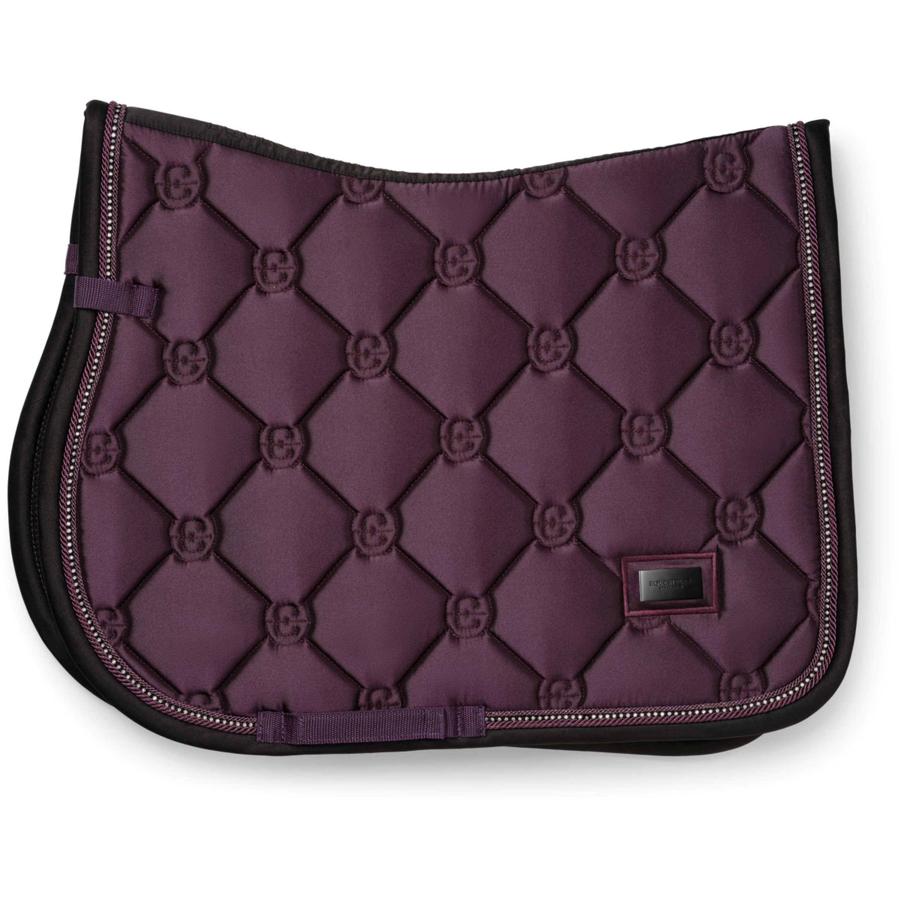 Equestrian Stockholm Mantilla Crystal Shine Saltando Mauve Wine