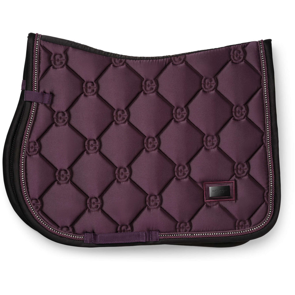 Equestrian Stockholm Mantilla Crystal Shine Saltando Mauve Wine