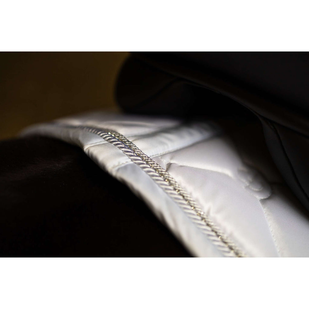 Equestrian Stockholm Mantilla Crystal Shine Doma Clásica Blanco