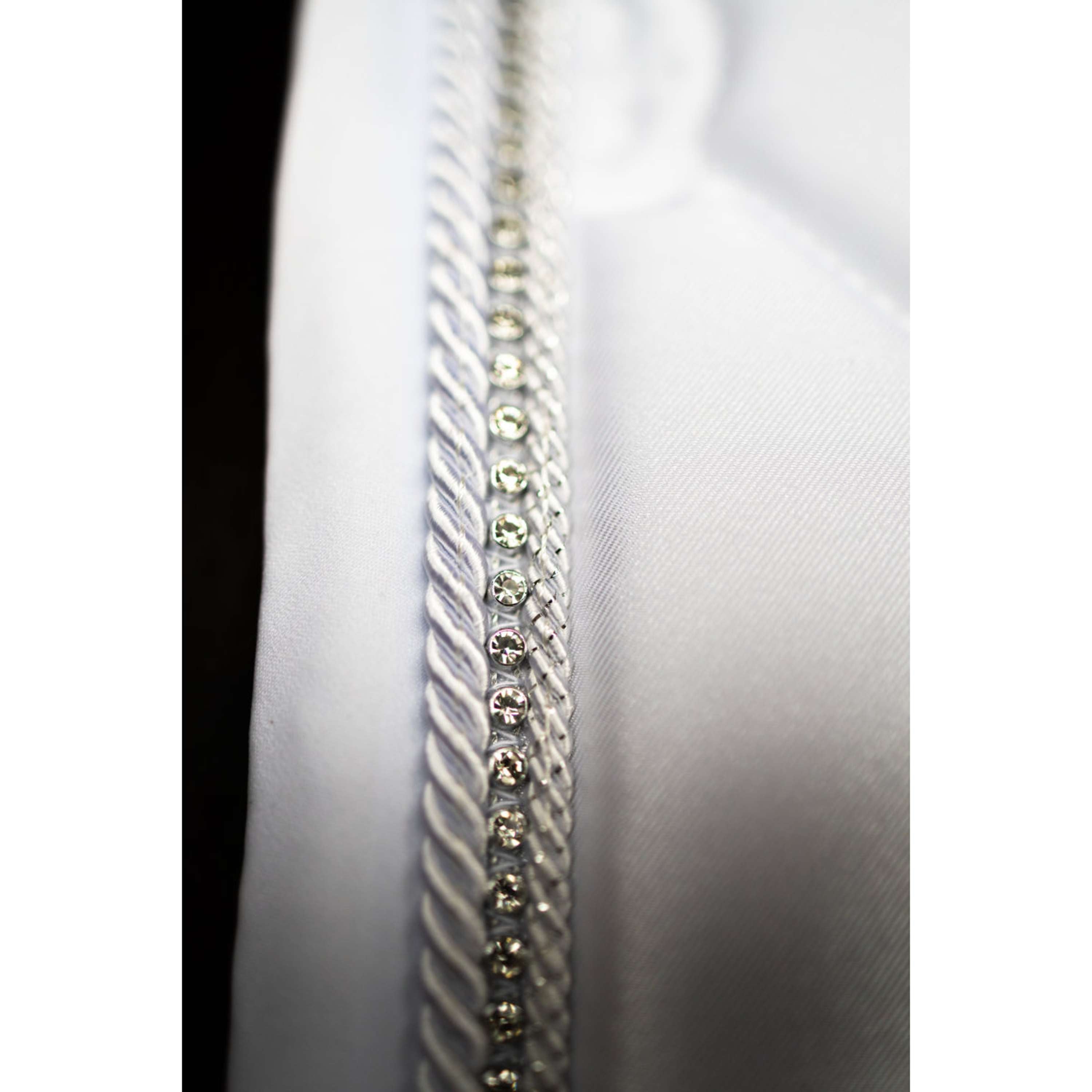 Equestrian Stockholm Mantilla Crystal Shine Doma Clásica Blanco