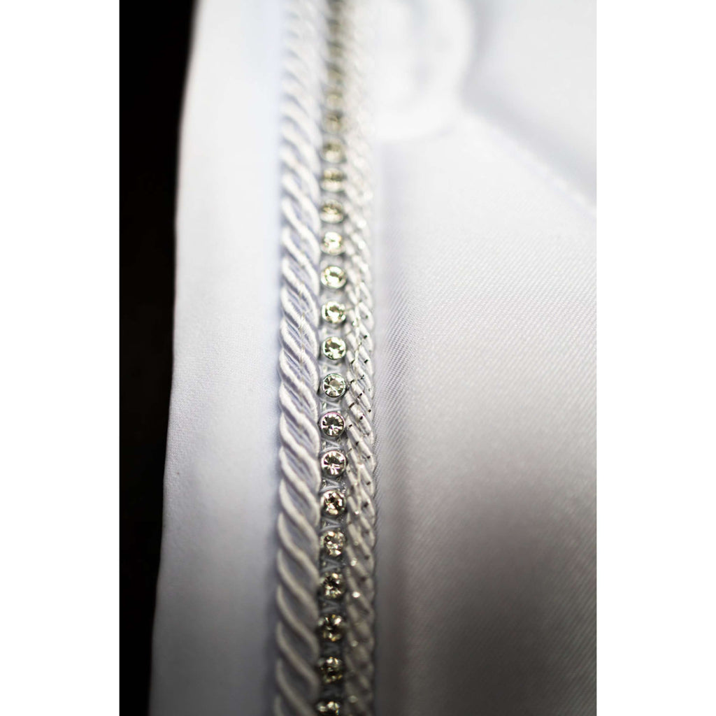 Equestrian Stockholm Mantilla Crystal Shine Doma Clásica Blanco