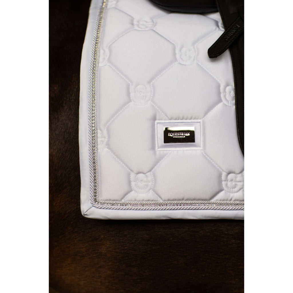Equestrian Stockholm Mantilla Crystal Shine Doma Clásica Blanco