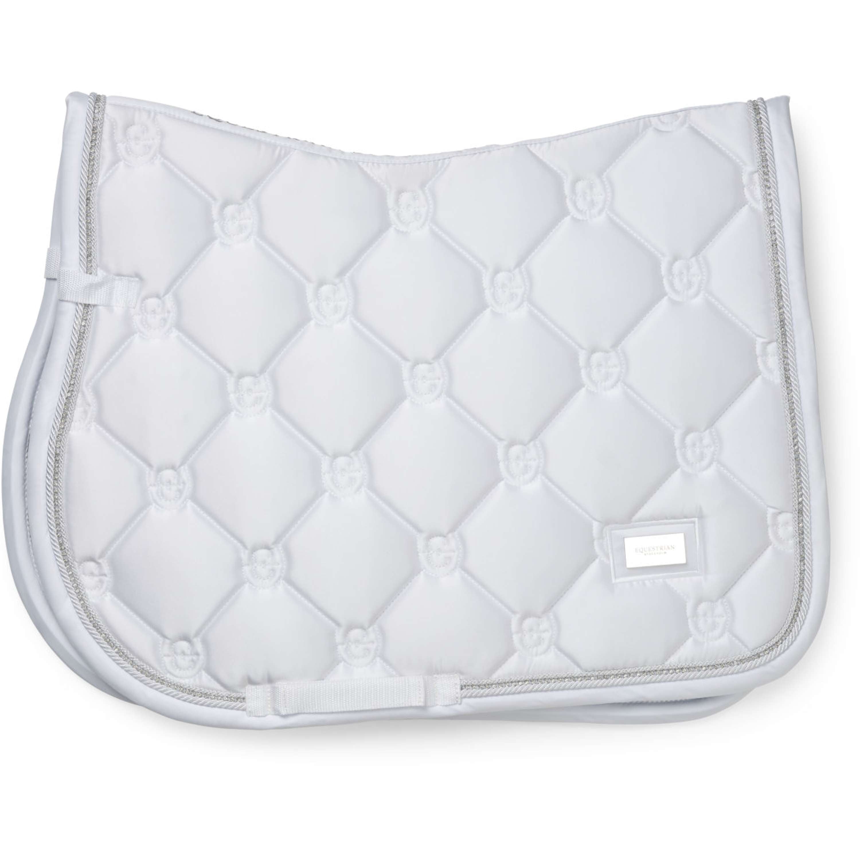 Equestrian Stockholm Mantilla Crystal Shine Saltando Blanco