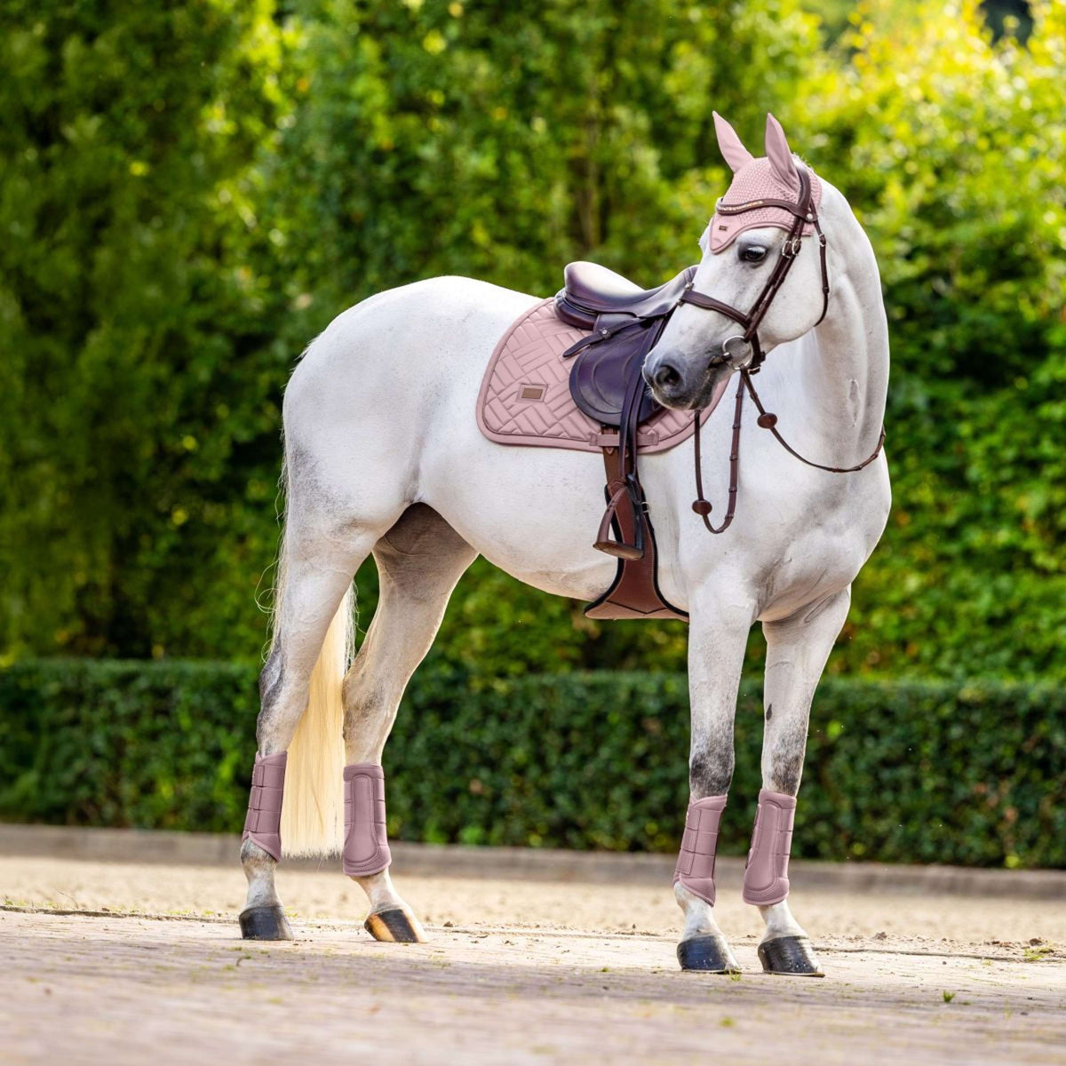 Equestrian Stockholm Bonete para Orejas Modern Midsummer Blush