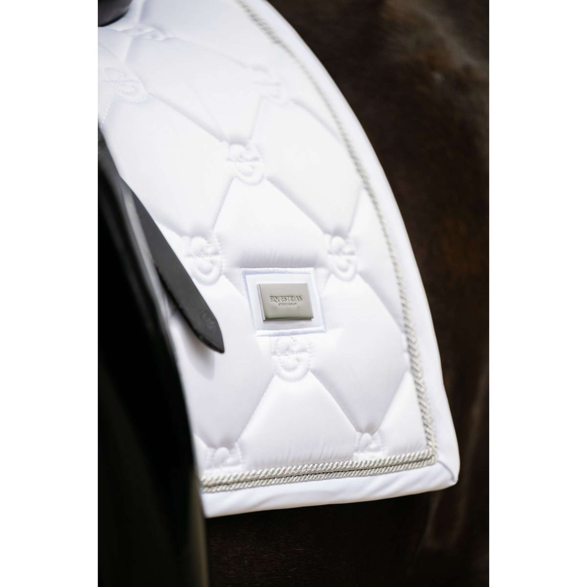 Equestrian Stockholm Mantilla Doma clásica White Silver