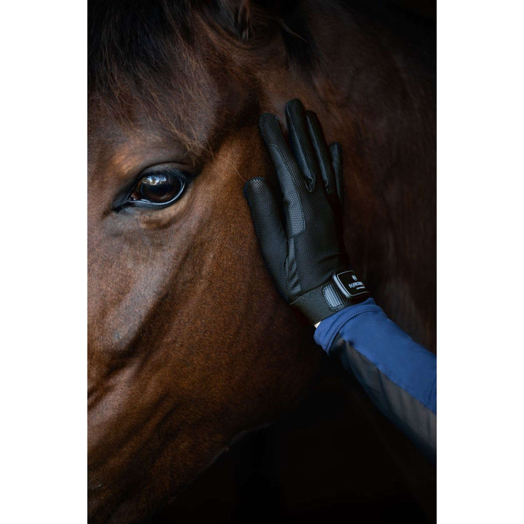 Equestrian Stockholm Guantes de Equitación Summer Edicion Negra
