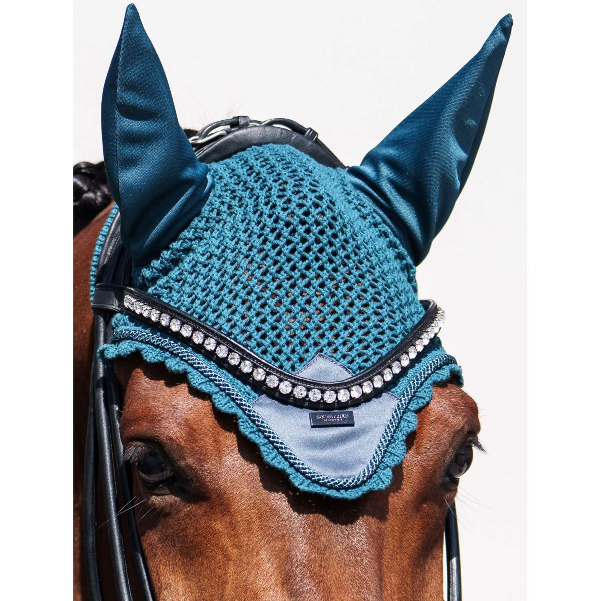 Equestrian Stockholm Bonete para Orejas Teal Blue