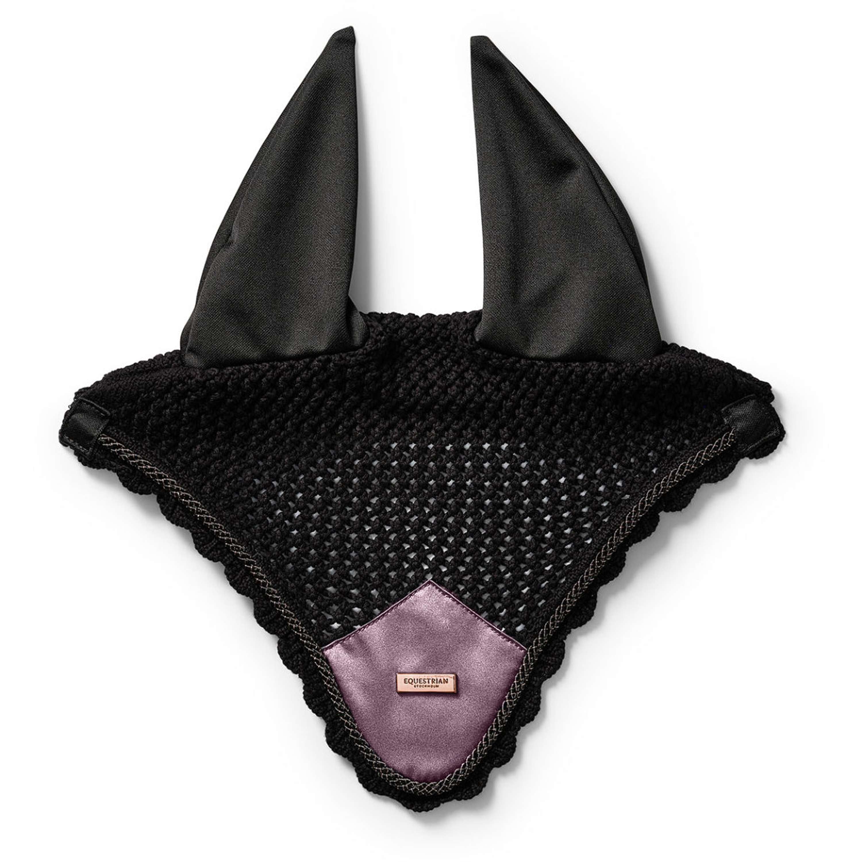 Equestrian Stockholm Bonete para Orejas Negro/Blush