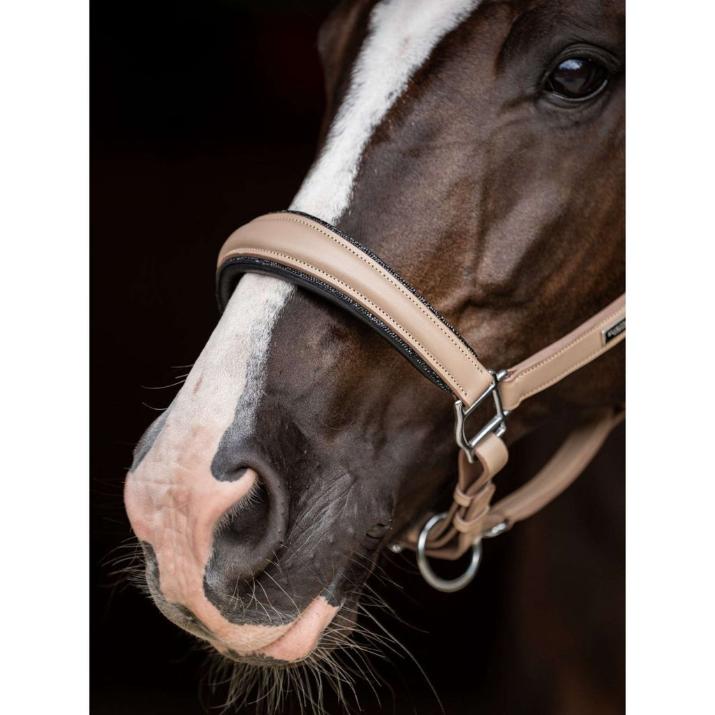 Equestrian Stockholm Cabestro Glimmer Leather Anatomic Sand