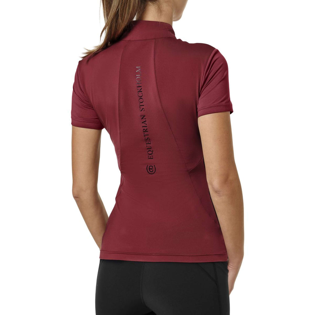 Equestrian Stockholm Camiseta UV Protection Bordeaux