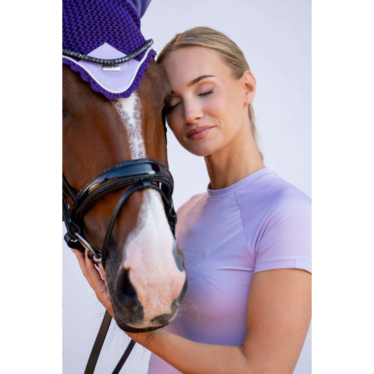 Equestrian Stockholm Shirt Dynamic Short Sleeve Lavanda