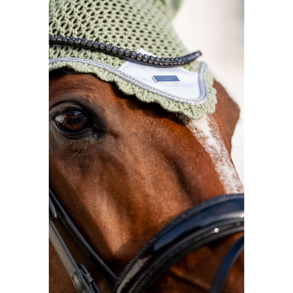 Equestrian Stockholm Bonete para Orejas Pistachio White