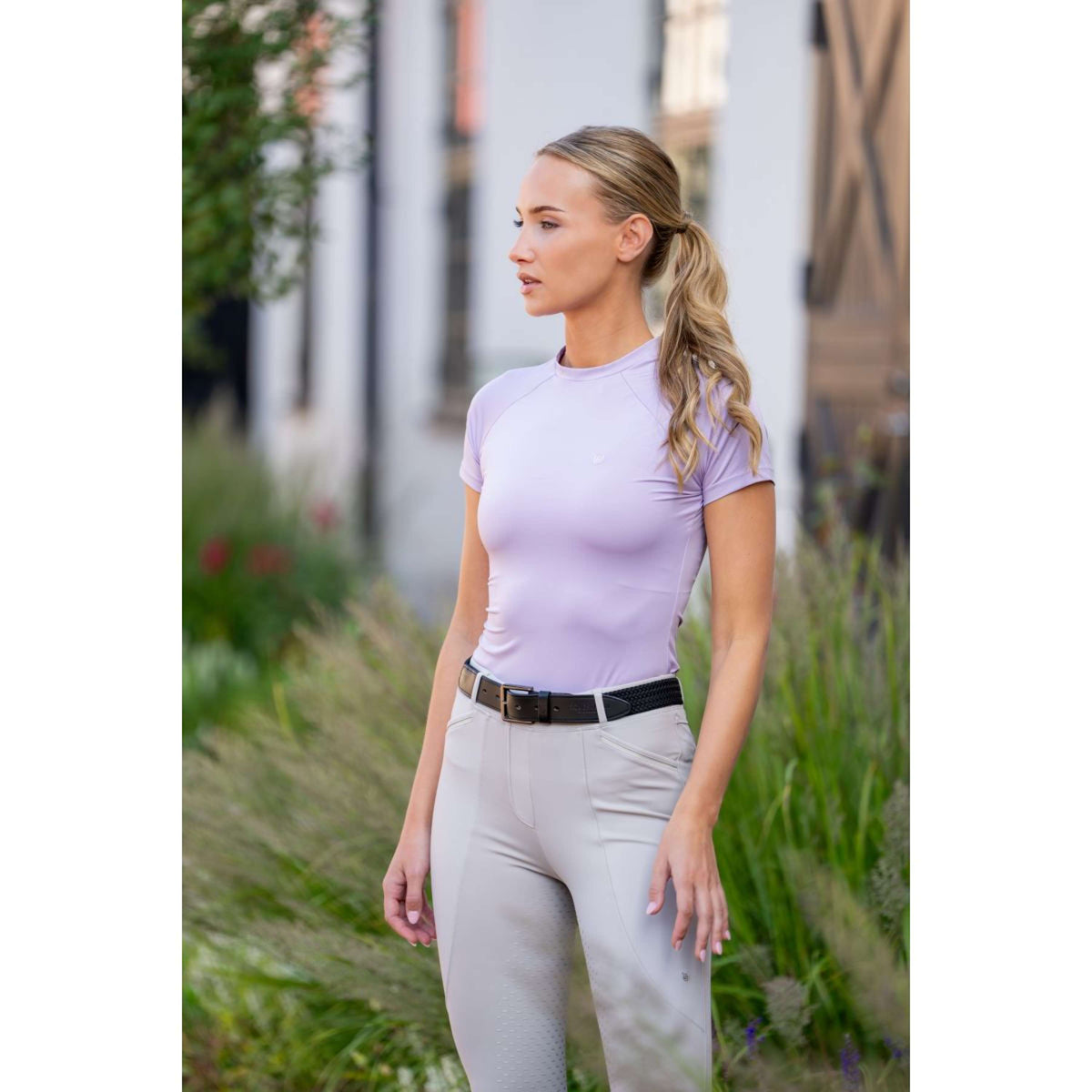 Equestrian Stockholm Shirt Dynamic Short Sleeve Lavanda