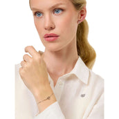 Equestrian Stockholm Pendientes Logo Plata