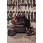 Eskadron Funda de Almohada Heritage Velvet Negro/Almendra