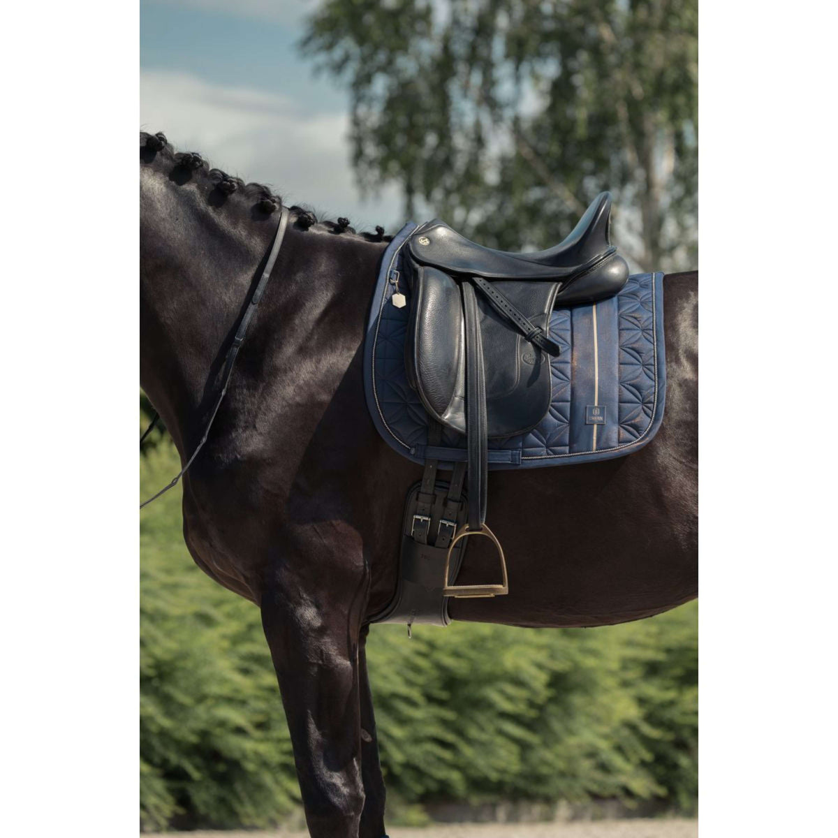 Eskadron Mantilla Heritage Big Square Glam Doma clásica True Blue