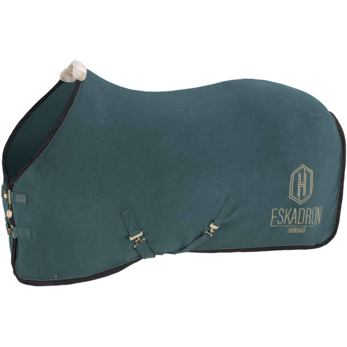 Eskadron Manta para el sudor Heritage Fleece Check Vintage Green