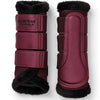 Equestrian Stockholm Protectores de piernas Fur Mesh Merlot