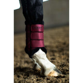 Equestrian Stockholm Protectores de piernas Fur Mesh Merlot