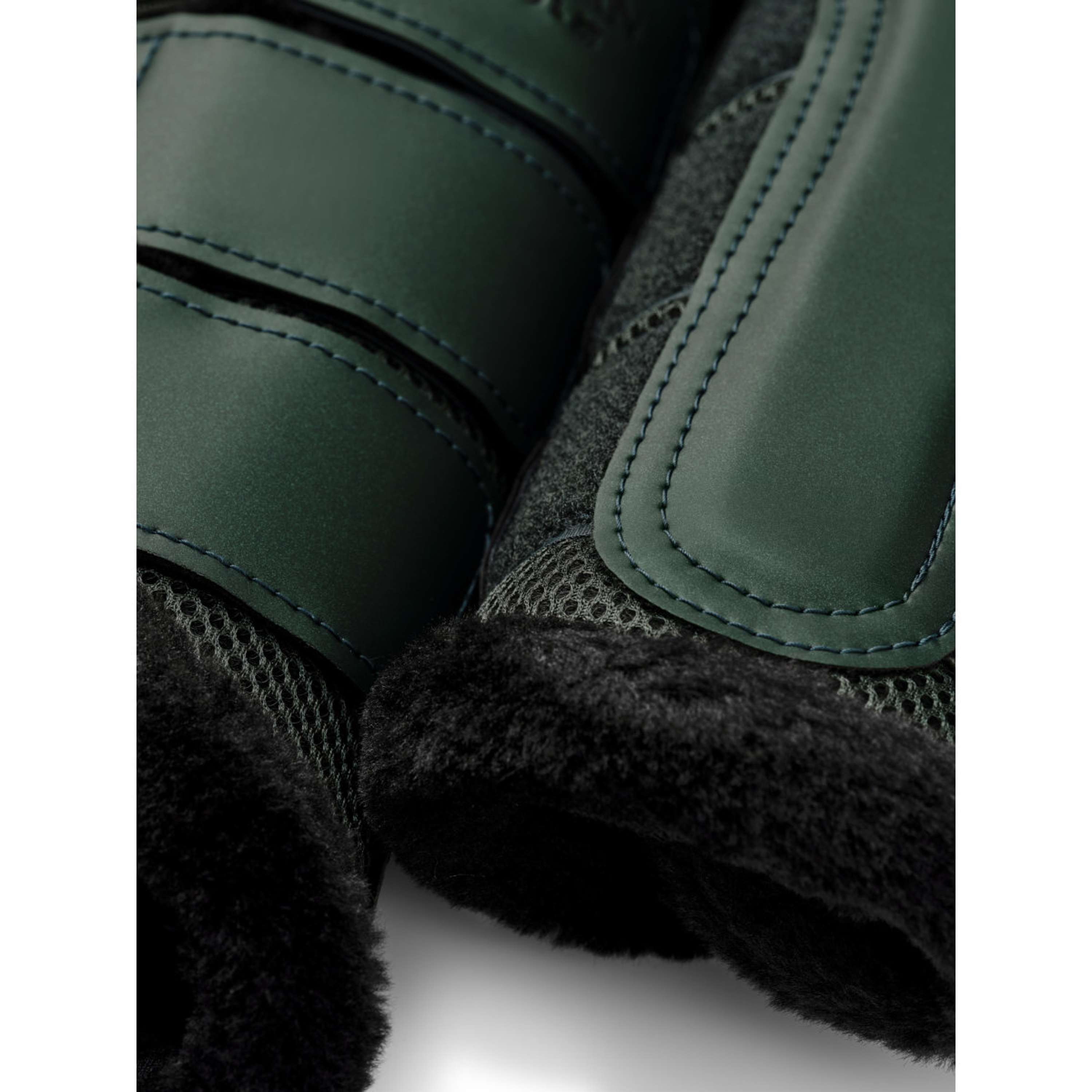 Equestrian Stockholm Protectores de piernas Fur Mesh Sycamore Green