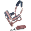 Equestrian Stockholm Cabestro y Ramal Fur Rosa