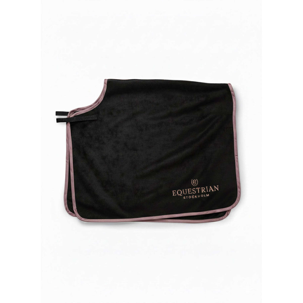 Equestrian Stockholm Quarter Sheet Heavy Fleece Negro/Blush