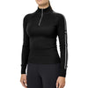 Equestrian Stockholm Knitted Zip Top Negro
