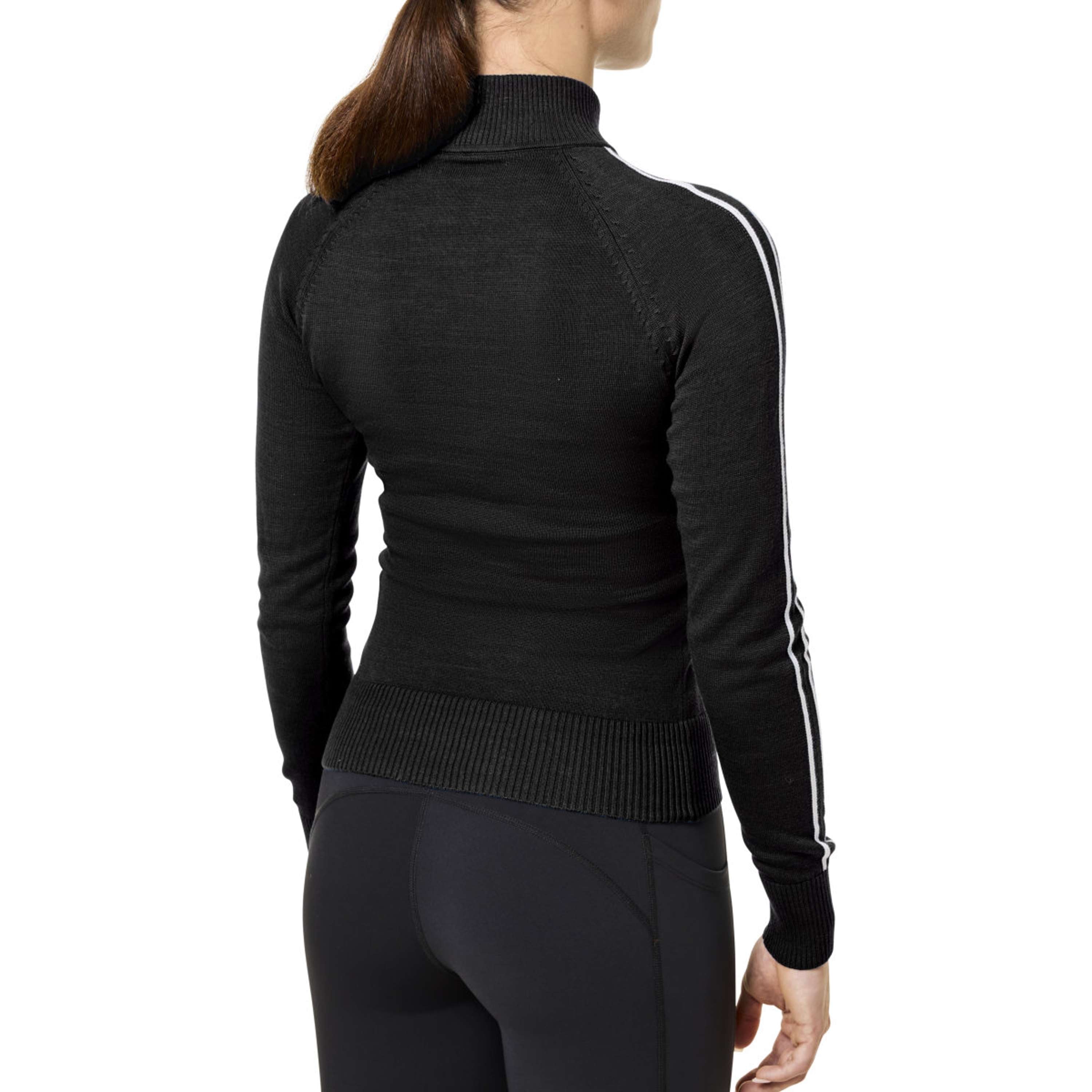 Equestrian Stockholm Knitted Zip Top Negro