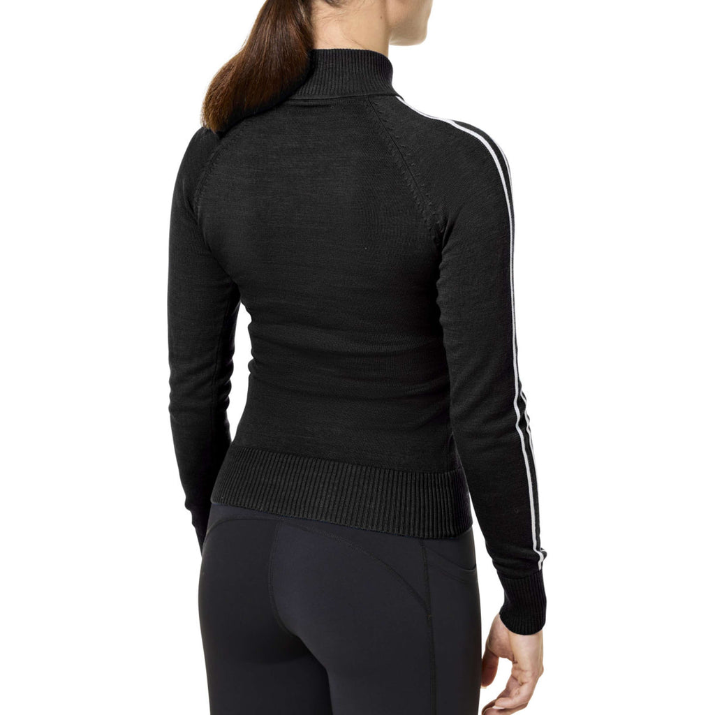Equestrian Stockholm Knitted Zip Top Negro