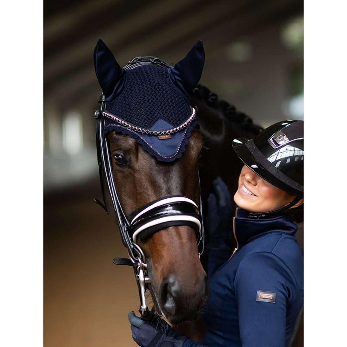 Equestrian Stockholm Bonete para Orejas Modern Lagoon Blush