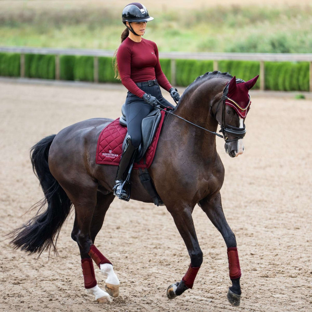 Equestrian Stockholm Mantilla Line Doma clásica Bordeaux
