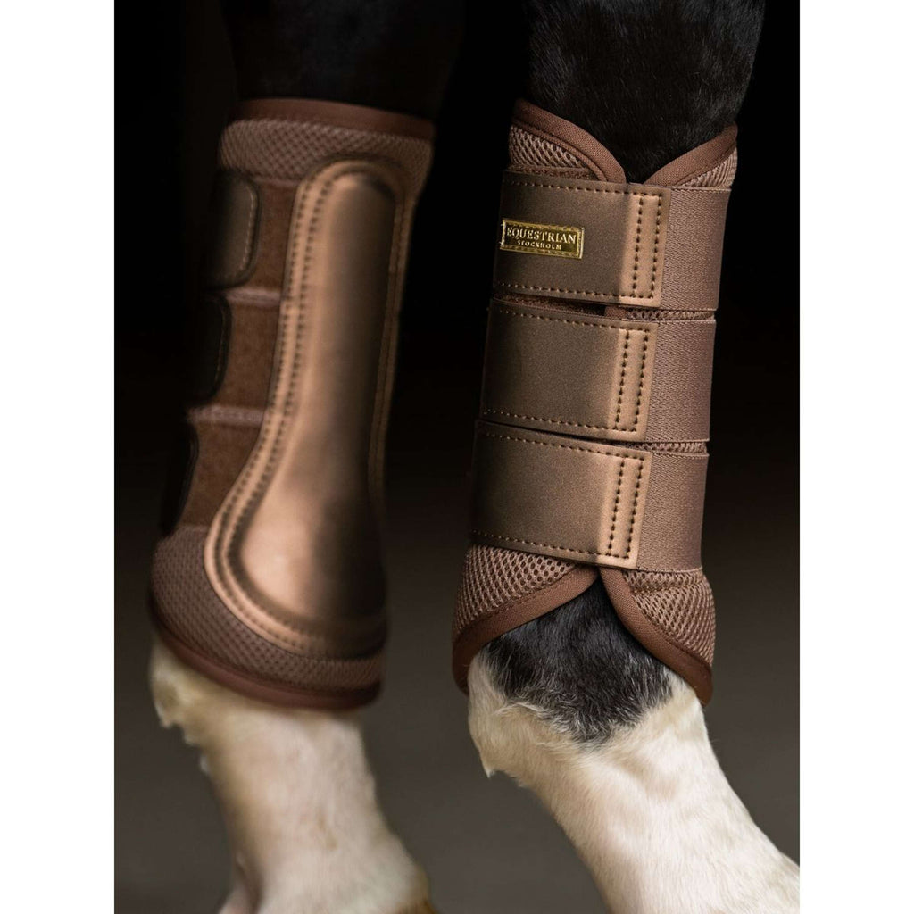 Equestrian Stockholm Protectores de piernas Classic Mesh Champagne