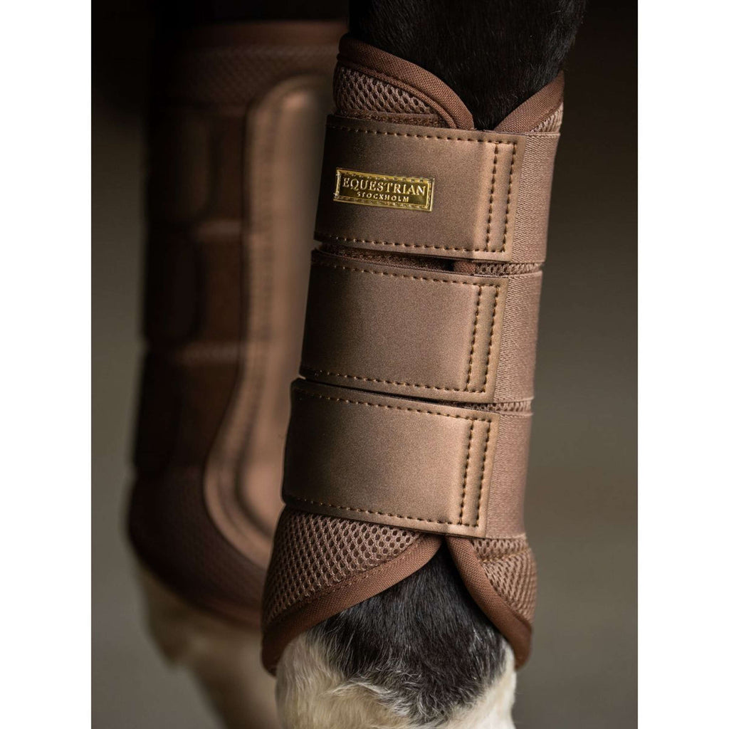 Equestrian Stockholm Protectores de piernas Classic Mesh Champagne
