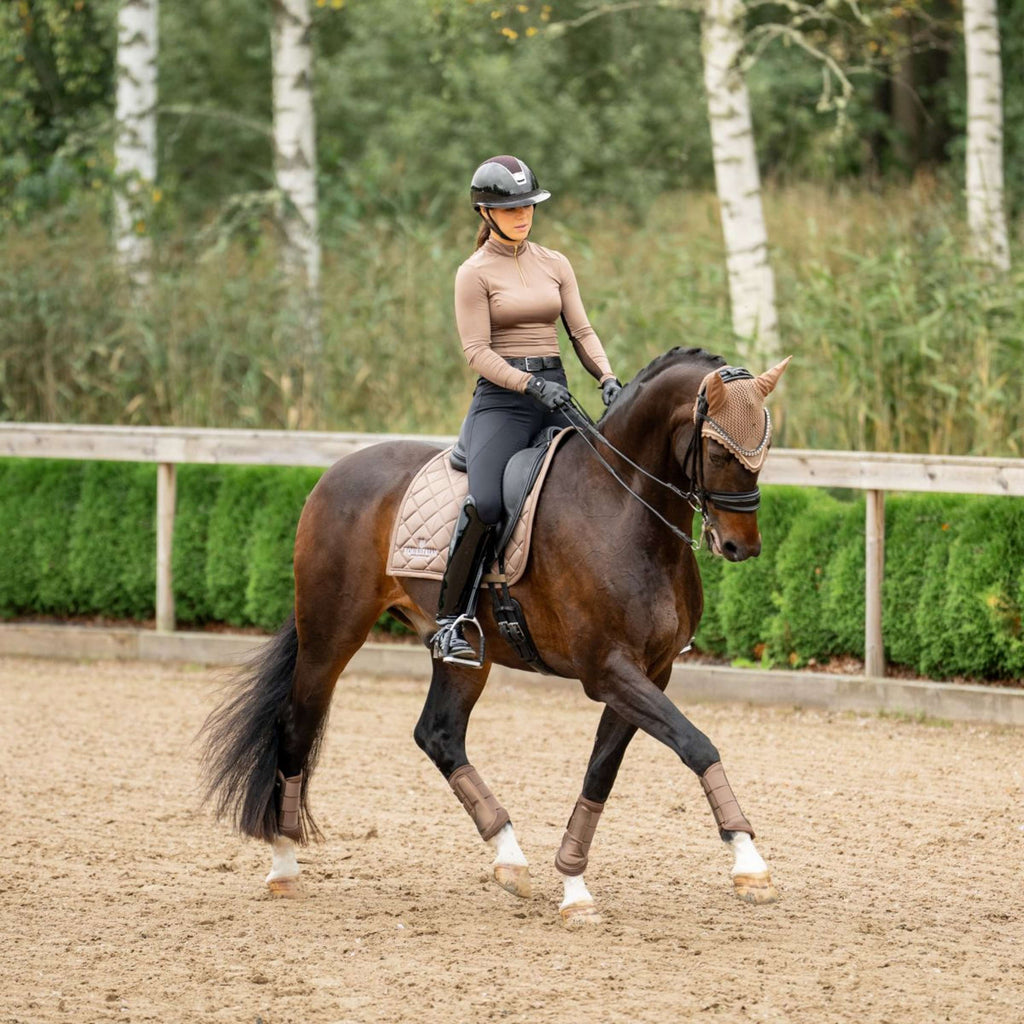 Equestrian Stockholm Mantilla Line Doma clásica Champagne