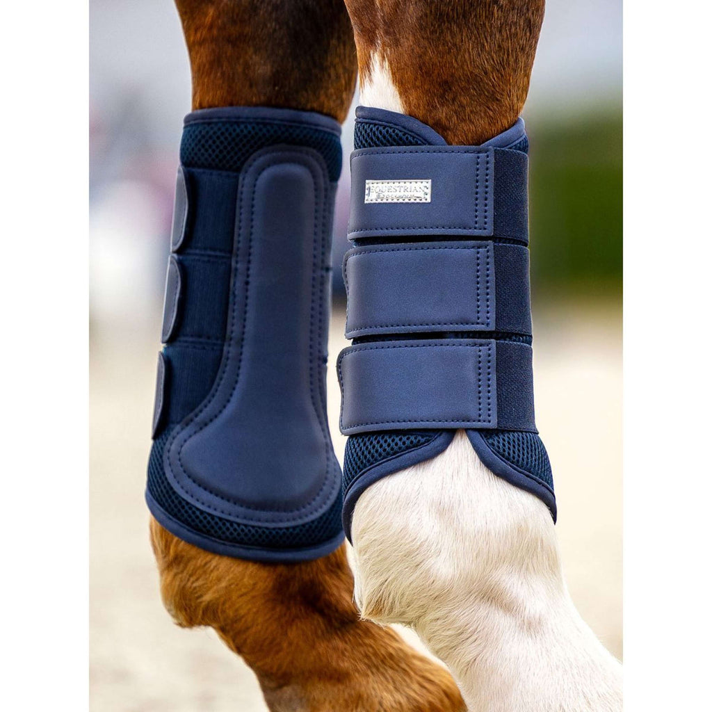 Equestrian Stockholm Protectores de piernas Classic Mesh Midnight Blue