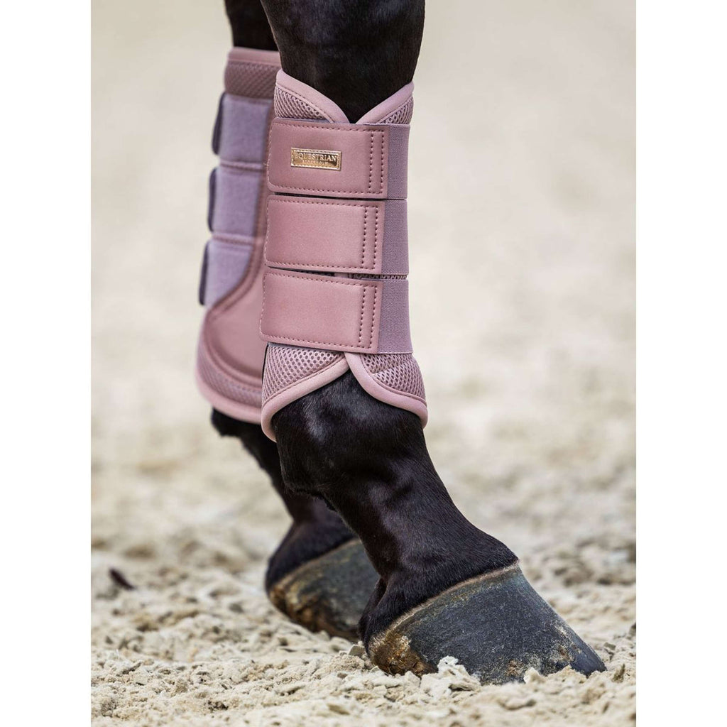 Equestrian Stockholm Protectores de piernas Classic Mesh Rosa