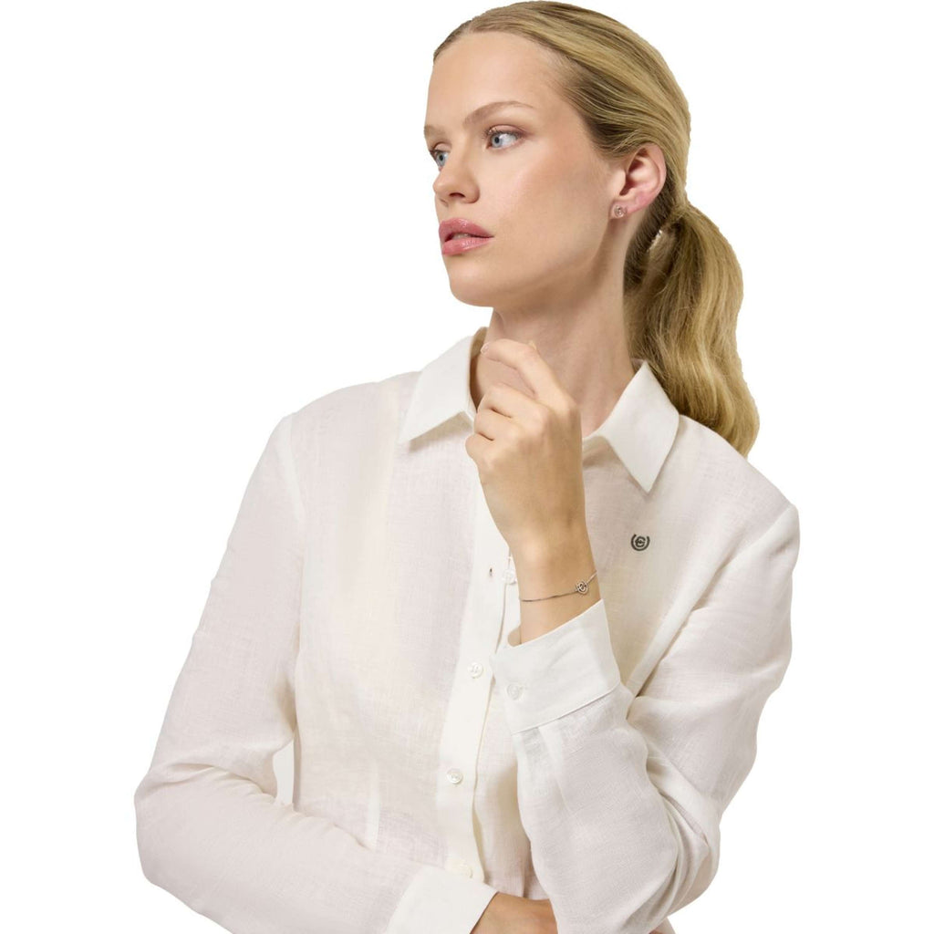 Equestrian Stockholm Camiseta Linen Blanco