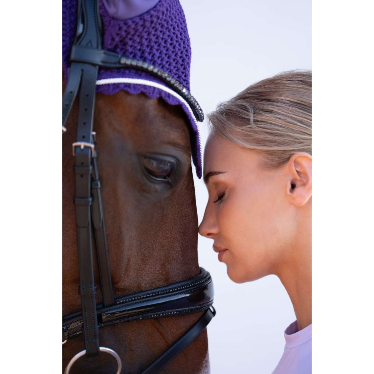 Equestrian Stockholm Bonete para Orejas Lavanda