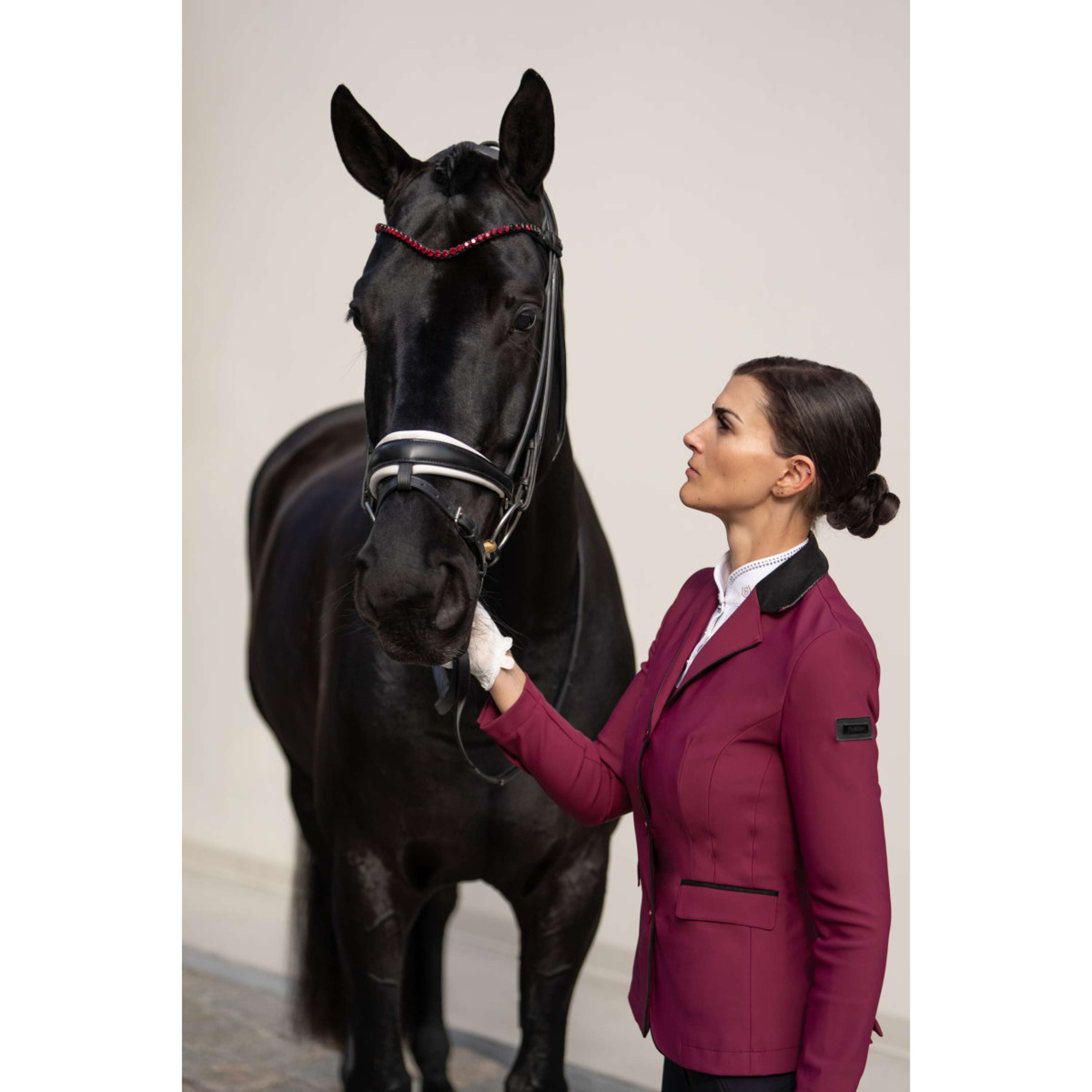 Equestrian Stockholm Chaqueta de Competición Classic Merlot