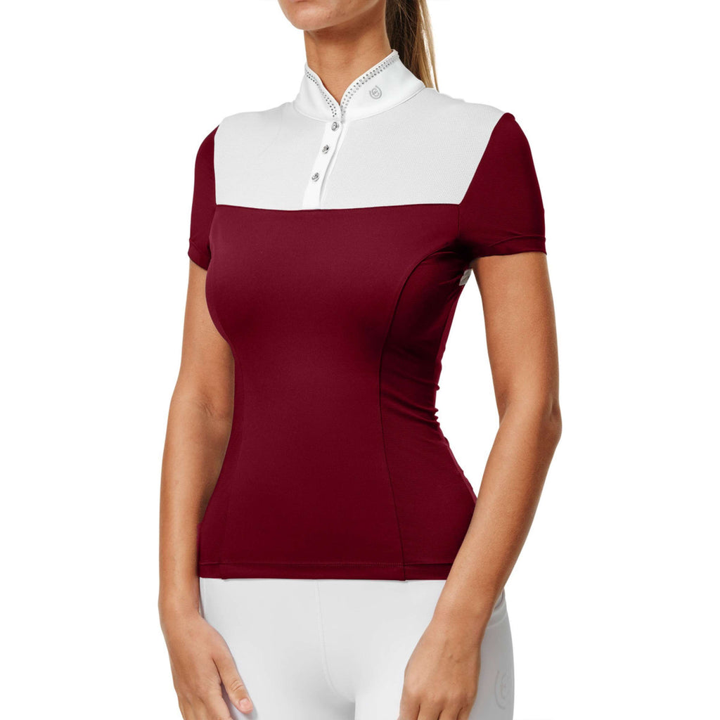 Equestrian Stockholm Camiseta de Competición Revenew Merlot
