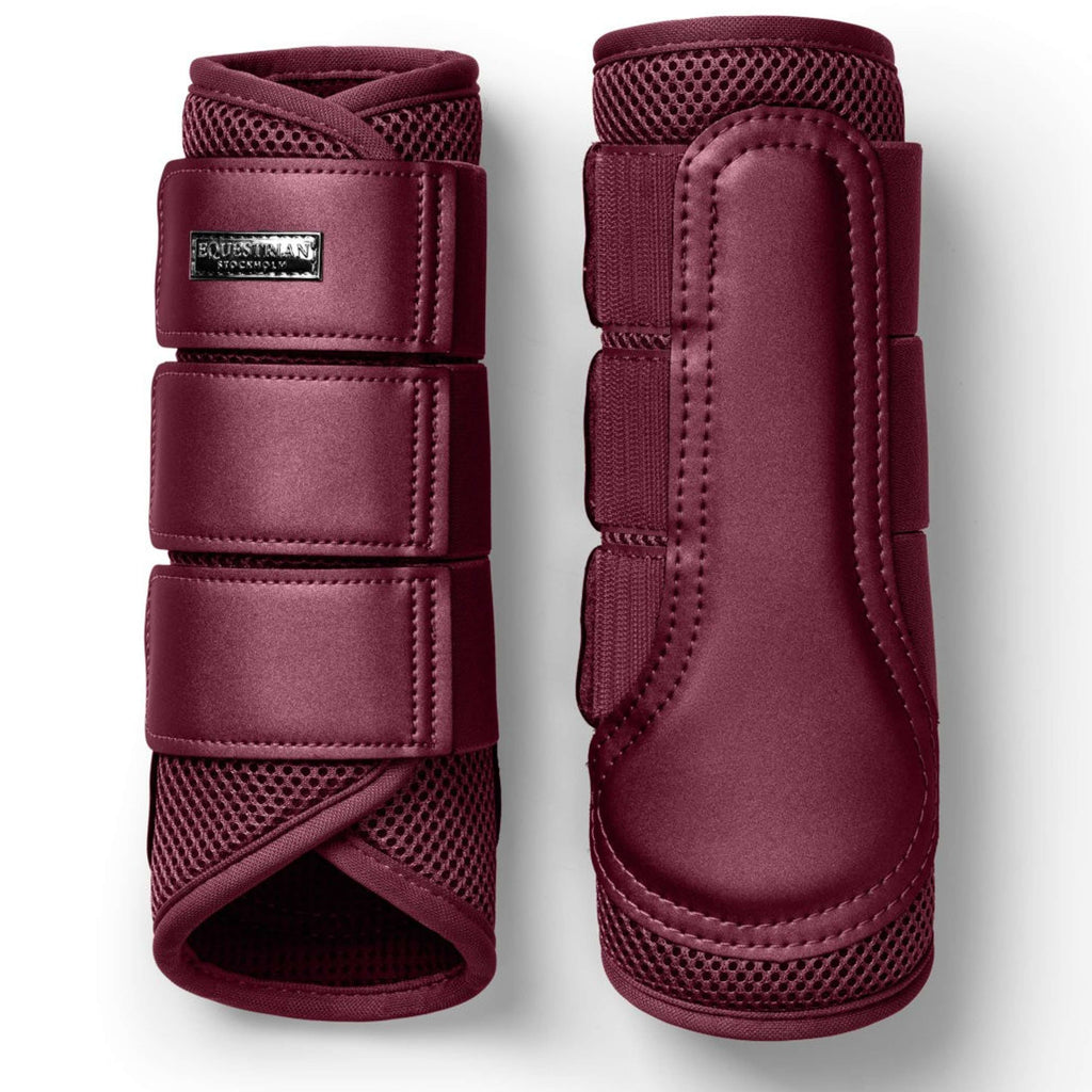 Equestrian Stockholm Protectores de piernas Mesh Merlot