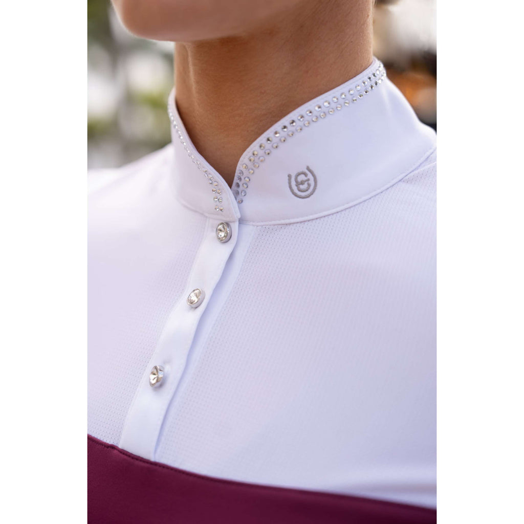 Equestrian Stockholm Camiseta de Competición Revenew Merlot