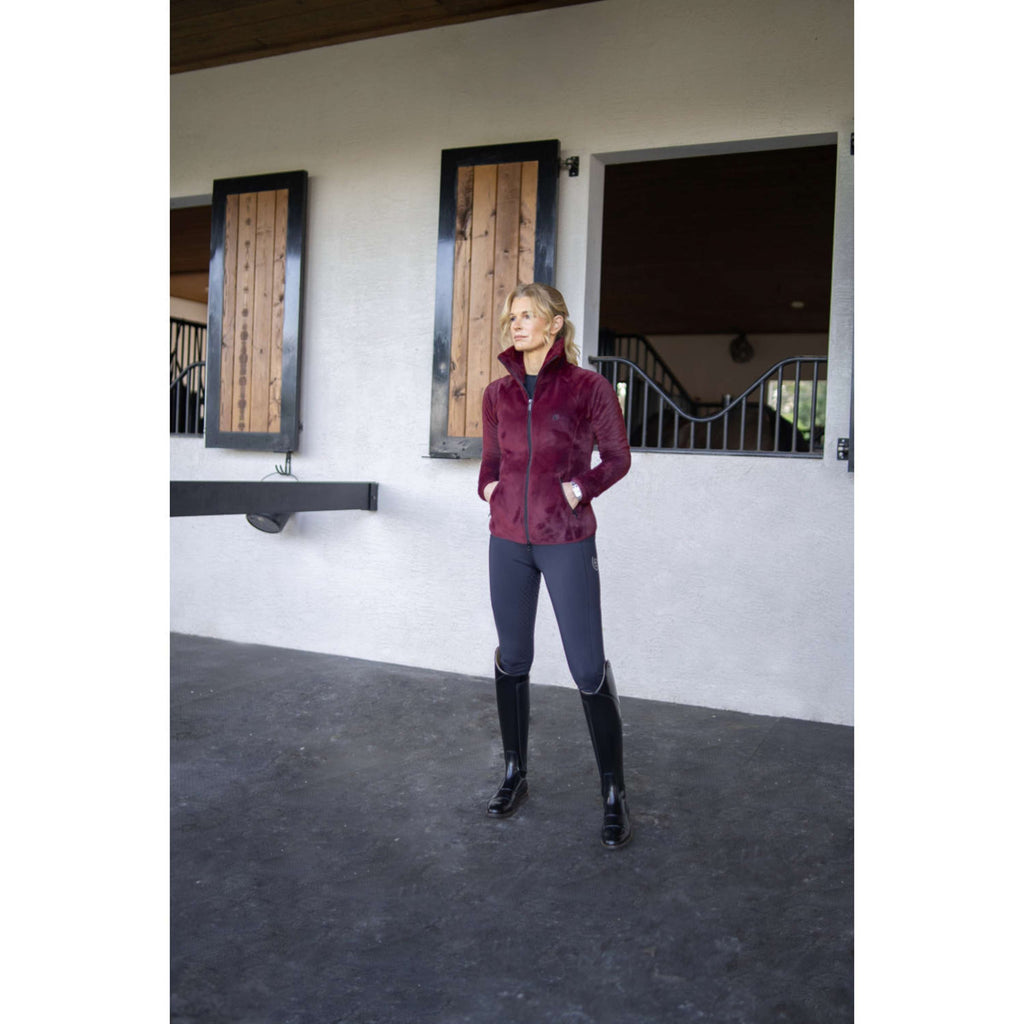 Equestrian Stockholm Chaqueta Polar Velvet Merlot